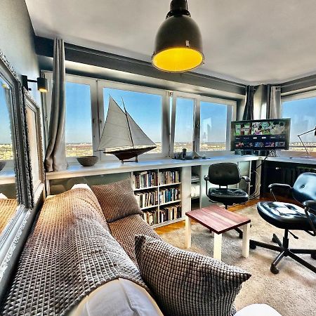 Super Apartament Grey Centrum 2X Metro Fast Wifi 300 Mbs Netflix Appletv Smarttv Spotify Panorama Miasta Warschau Buitenkant foto