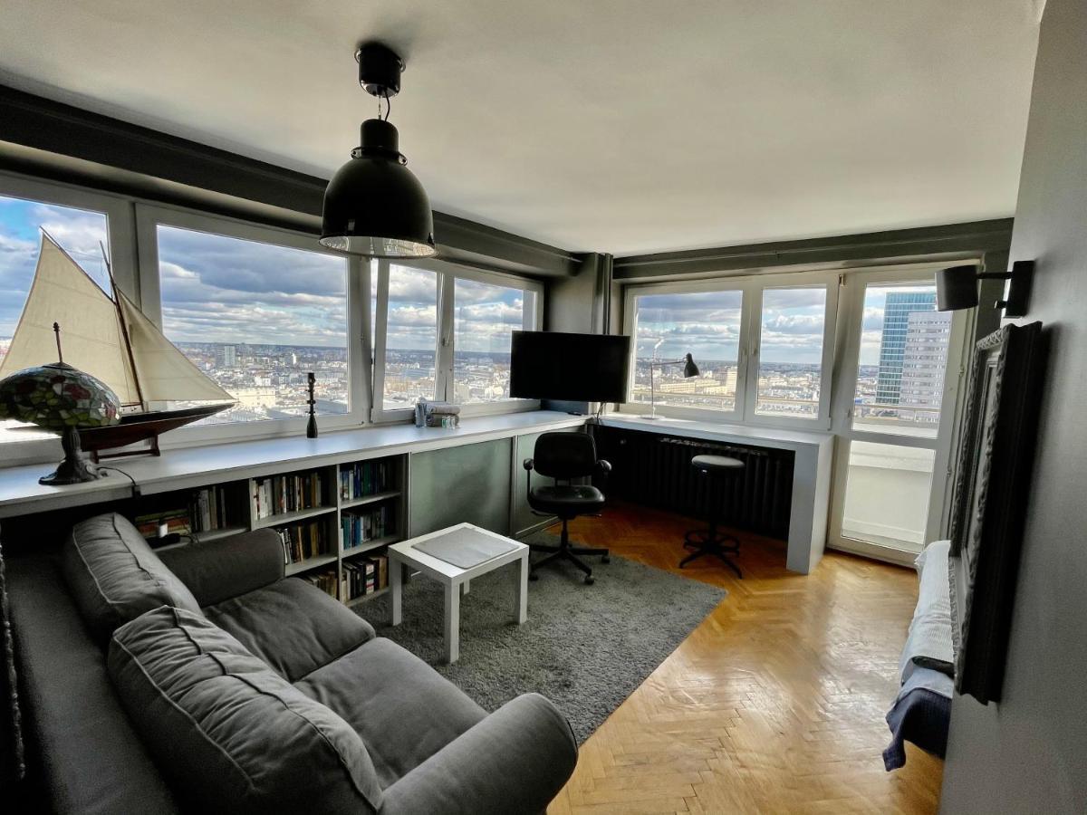 Super Apartament Grey Centrum 2X Metro Fast Wifi 300 Mbs Netflix Appletv Smarttv Spotify Panorama Miasta Warschau Buitenkant foto