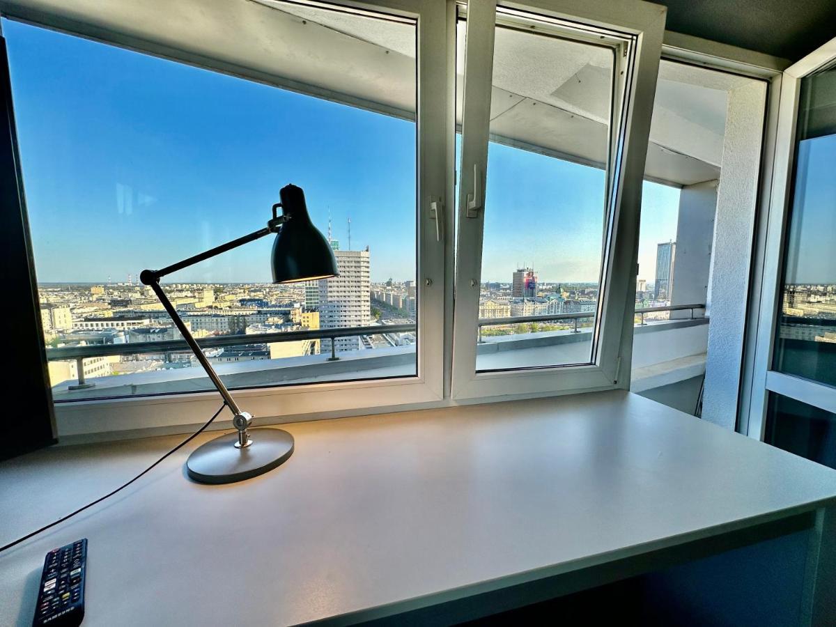 Super Apartament Grey Centrum 2X Metro Fast Wifi 300 Mbs Netflix Appletv Smarttv Spotify Panorama Miasta Warschau Buitenkant foto