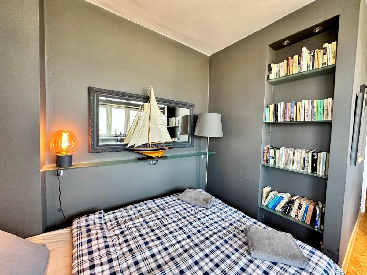 Super Apartament Grey Centrum 2X Metro Fast Wifi 300 Mbs Netflix Appletv Smarttv Spotify Panorama Miasta Warschau Buitenkant foto