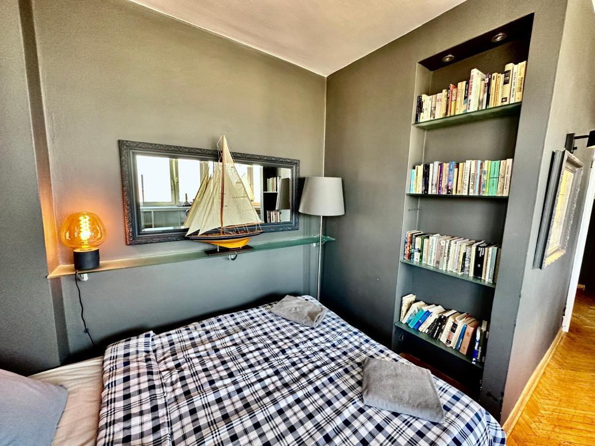 Super Apartament Grey Centrum 2X Metro Fast Wifi 300 Mbs Netflix Appletv Smarttv Spotify Panorama Miasta Warschau Buitenkant foto