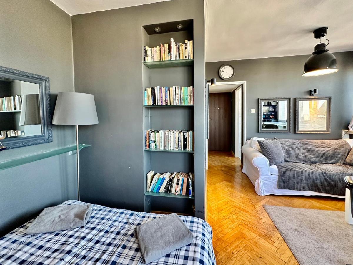 Super Apartament Grey Centrum 2X Metro Fast Wifi 300 Mbs Netflix Appletv Smarttv Spotify Panorama Miasta Warschau Buitenkant foto