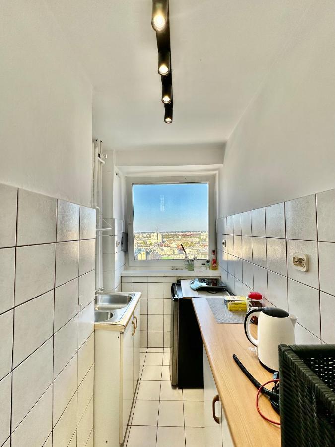 Super Apartament Grey Centrum 2X Metro Fast Wifi 300 Mbs Netflix Appletv Smarttv Spotify Panorama Miasta Warschau Buitenkant foto