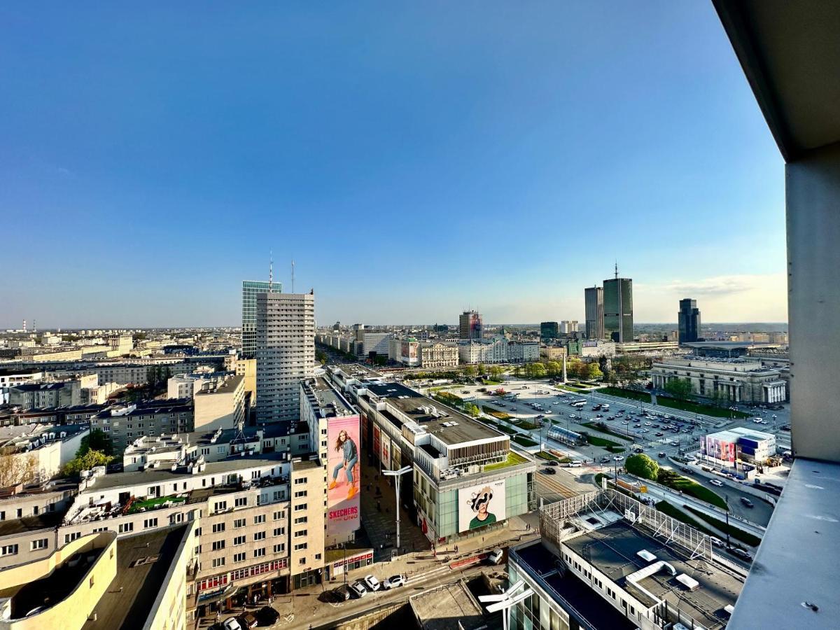 Super Apartament Grey Centrum 2X Metro Fast Wifi 300 Mbs Netflix Appletv Smarttv Spotify Panorama Miasta Warschau Buitenkant foto