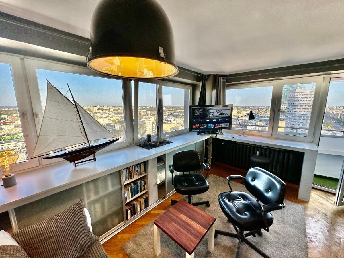 Super Apartament Grey Centrum 2X Metro Fast Wifi 300 Mbs Netflix Appletv Smarttv Spotify Panorama Miasta Warschau Buitenkant foto