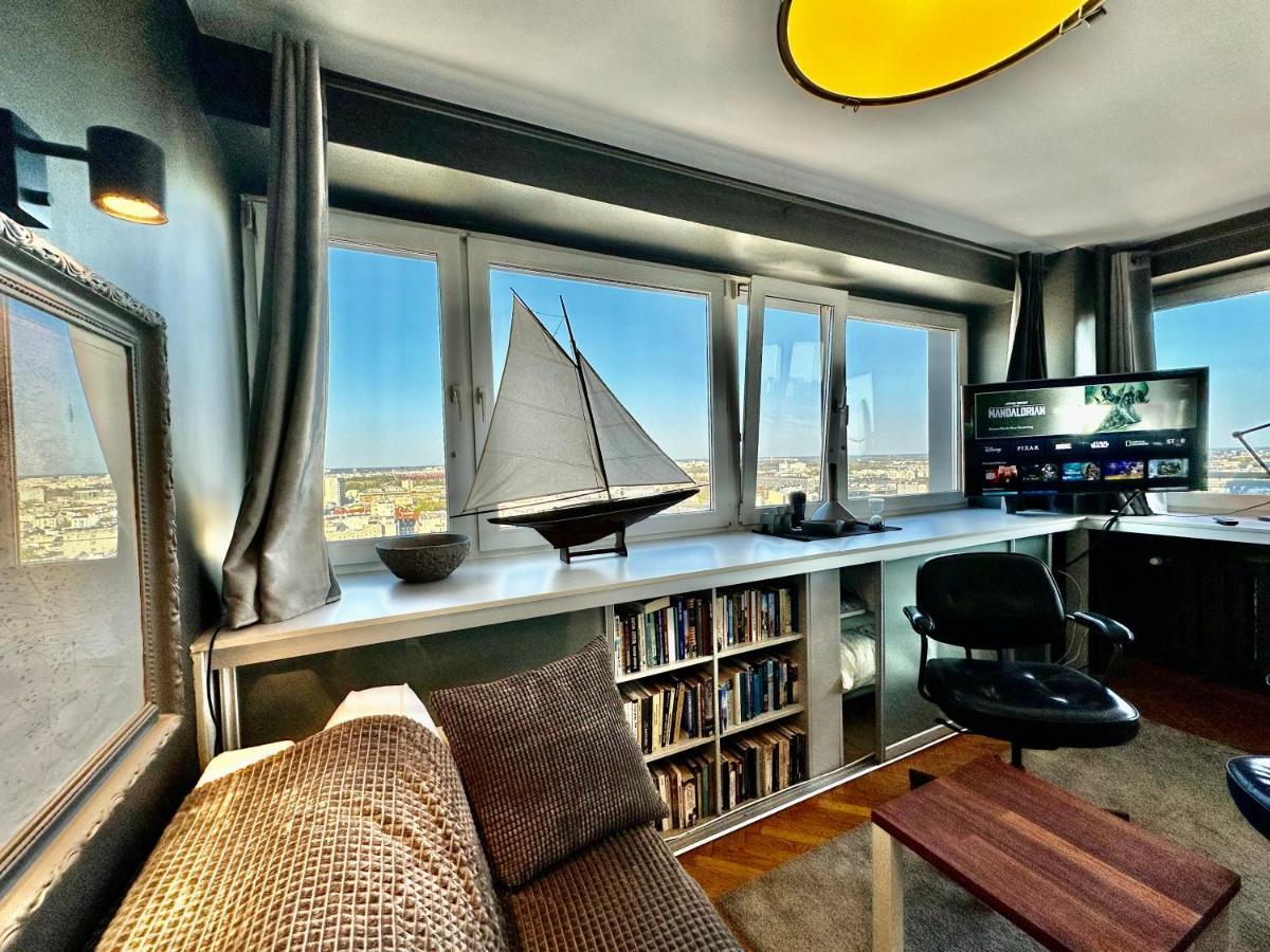 Super Apartament Grey Centrum 2X Metro Fast Wifi 300 Mbs Netflix Appletv Smarttv Spotify Panorama Miasta Warschau Buitenkant foto