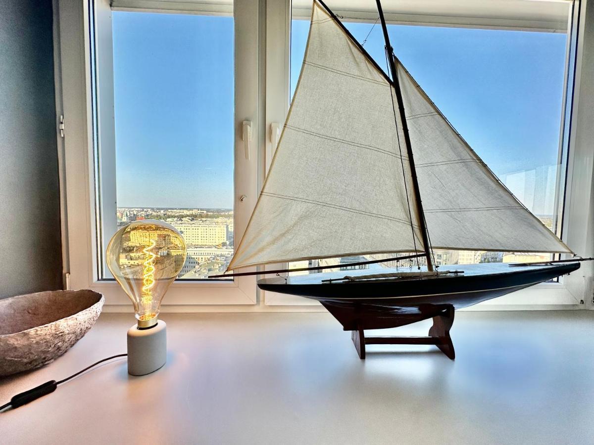 Super Apartament Grey Centrum 2X Metro Fast Wifi 300 Mbs Netflix Appletv Smarttv Spotify Panorama Miasta Warschau Buitenkant foto